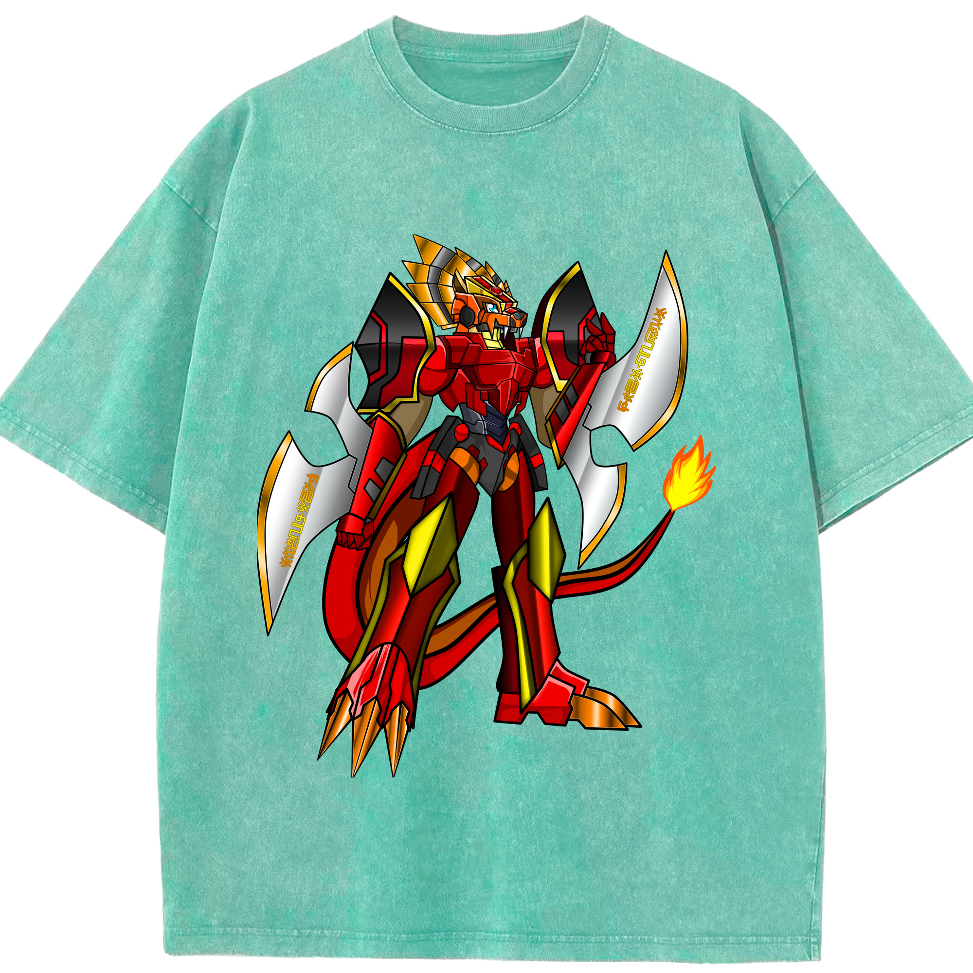 （画像用） Digimon デジタルモンスター/デジモン 綿100% ヴィンテージ風 半袖Tシャツ（フロントプリント）
